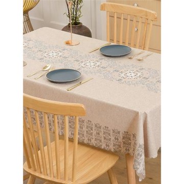 桌布防水防油防燙免洗餐桌布長方形臺布茶幾布桌墊ins網紅PVC北歐