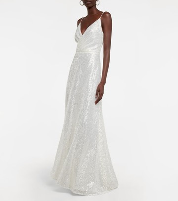 Costarellos Kristina sequined tulle gown