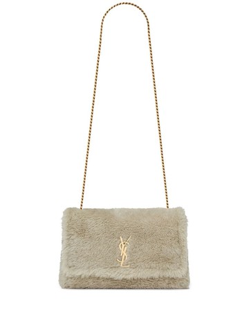 Saint Laurent - Kate reversible shearling crossbody bag - women - Sheep Skin/Shearling - One Size - Neutrals