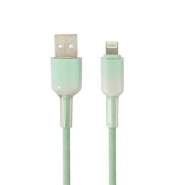 iPhone冰晶綠漸層傳輸線