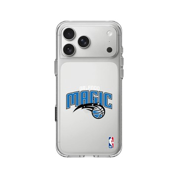 iPhone 17 Pro Max Clear Case（相機按鈕） 透明 - NBA - Logo-奧蘭多魔術 Orlando Magic - Light