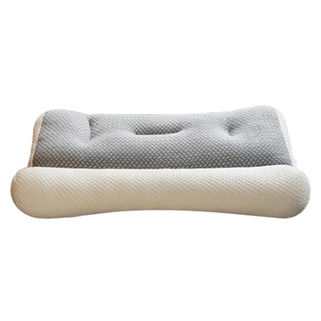 HONDONI 日式反牽引護頸止鼾枕  白色 + 灰色  40 x 60cm  1個