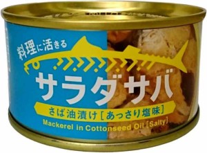 木の屋石巻水産　サラダサバ　さば油漬け(あっさり塩味)　170g×12缶セット