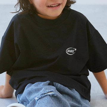 日本 devirock - 抗UV 不易皺速乾印花短袖上衣-胸前小logo-黑