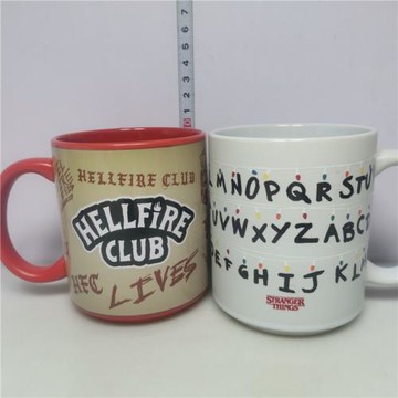 怪奇物語馬克杯美國驚悚恐怖電視劇美劇超大水杯Stranger Things