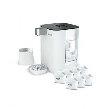 BRITA 【官方直營】Cube 小濾方瞬熱溫控滅菌開飲機7芯組(共1機7芯)