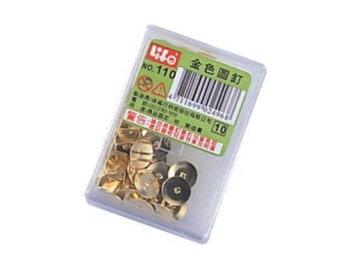 LIFE 金色圖釘NO.110 大 40入