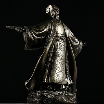 諸葛亮東風起擺件孔明復古勇士家居裝飾品工藝品柜電視酒柜客廳