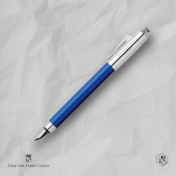 【Graf von Faber-Castell】賓利聯名系列鋼筆-寶石藍 EF尖 VIP刻字服務 (原廠正貨)