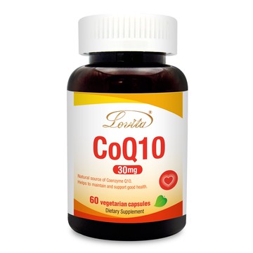 Lovita愛維他 輔酵素Q10素食膠囊食品(60顆/瓶)﹝小資屋﹞