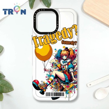 TRON IPHONE 16 PRO MAX 普普風小丑系列 防摔 MAGSAFE 磁吸 太空載具殼 透白 手機殼