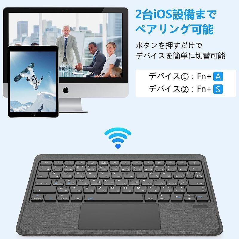 タブレット用キーボードケース 高級版iPad第9世代キーボード付きケース ...