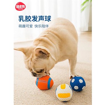 狗狗玩具發聲球解悶神器耐咬磨牙小狗泰迪柯基小型大型犬寵物用品