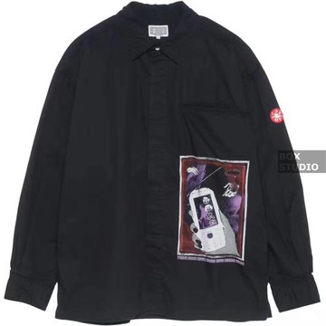 BOX CAVEMPT手機襯衫 迷幻蒸汽朋克風外套 c.e 19AW big shirt
