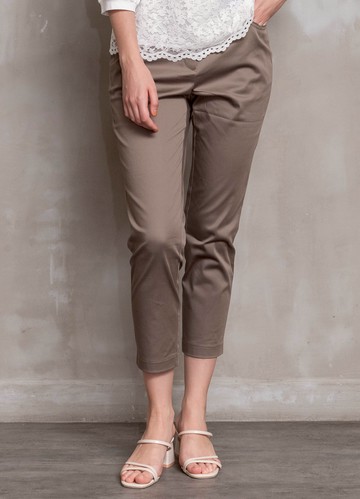 都會線條柔棉九分窄管褲