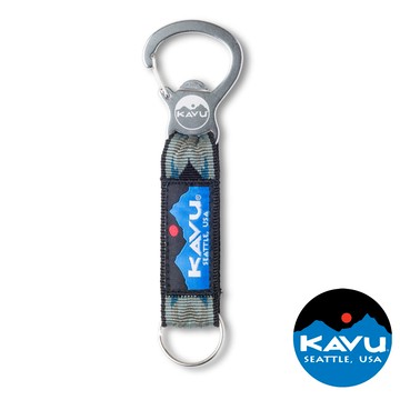 【KAVU】Crackitopen開瓶扣環織帶鑰匙圈『林地飛鏢』K9379 露營｜休閒｜旅遊｜戶外