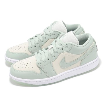 休閒鞋 Wmns Air Jordan 1 Low SE 女鞋 男鞋 綠 米 AJ1 HF4078-100