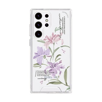 【插畫家聯名】wwiinngg鳶尾花防摔透明SAMSUNG手機殼