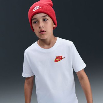 NIKE 短袖上衣 童裝 大童 男女童 K NSW TEE BOXY MULTI SPORT 白 HV5212-100