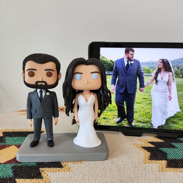 客製化3D人像公仔 訂製手工Funko Pop情侶父母夫妻結婚週年禮物