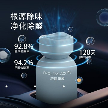 汽車香氛 車用擴香 夾式芳香車內香水 網易嚴選車載香薰汽車香水新款中控臺清新劑持久擺件高級車用用品