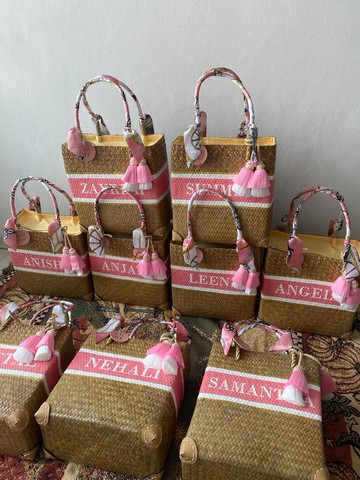 禮品、特別訂購手提袋個人化結婚紀念獨特