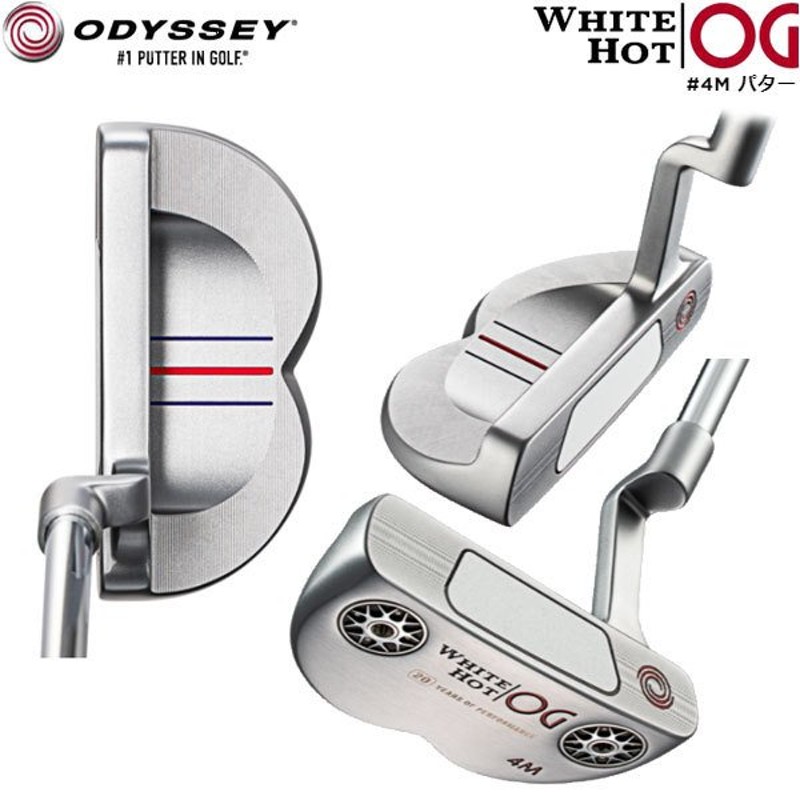 オデッセイ ODYSSEY WHITE HOT OG ホワイト ホット オージー パター スチールシャフト 日本正規品 2022年継続モデル  【ラッピング不可】