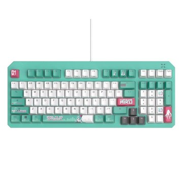 滑鼠 | 鍵盤｜耳機 ASUS 華碩 TUF Gaming K3 Gen II Hatsune Miku Edition 電競鍵盤【紅軸】【初音聯名】