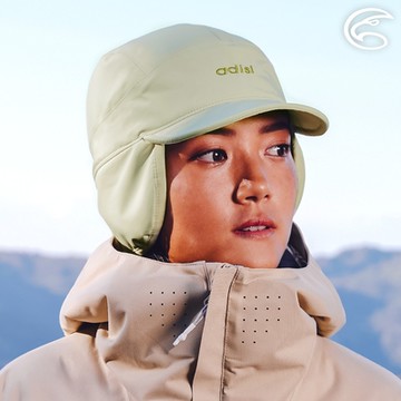 【ADISI】輕量3L防水高透氣包耳帽 (內刷毛) AH22022 / 浮石白