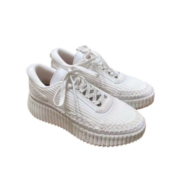 Chloe Nama 對比色多彩環保運動鞋 白色主色 IT 35/36/37/38