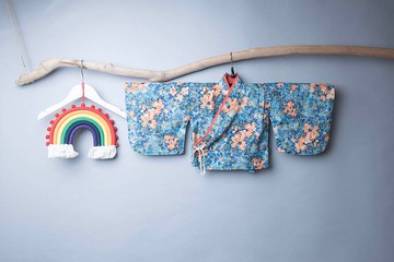 淺草振袖和服-訂製 名9vs棉麻29 嬰幼兒 寶寶 兒童 日本 和服