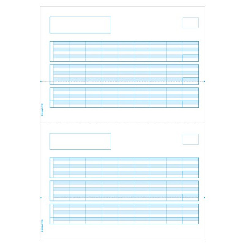 （まとめ買い）ヒサゴ プリンタ帳票 給与明細書 A4タテ 2面 2000シート入 SB1172 〔×3〕 - 3