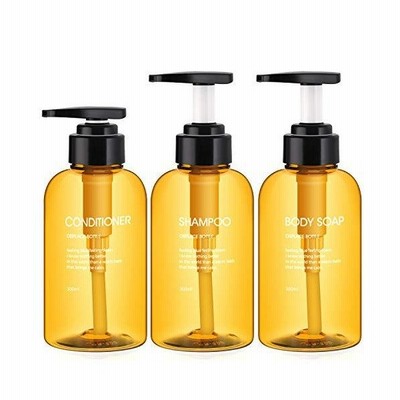 シャンプーボトル おしゃれ ランキング Segbeauty ディスペンサー容器 3本セット 300ml グレー グレー 通販 Lineポイント最大get Lineショッピング