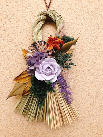 2025 新春注連繩/玫瑰香氛注連繩/日式注連繩