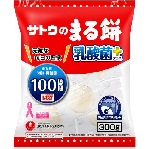 サトウ食品 サトウのまる餅 乳酸菌プラス 300g 12袋入