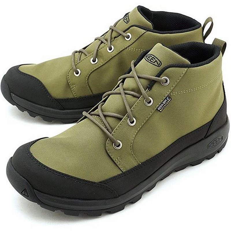 キーン Keen メンズ グリーザー チュッカ ナイロン ウォータープルーフ M Glieser Chukka Nylon Wp 防水 スニーカー Dark Olive Black 1021571 Fw19 通販 Lineポイント最大0 5 Get Lineショッピング