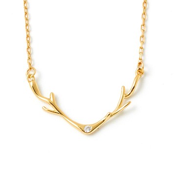 [純銀] 純真小鹿鎖骨鍊 / 2色 / Pure Fawn Necklace