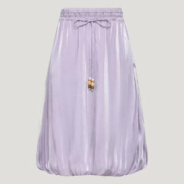Adidas 愛迪達 Long Skirt LD6440 女 中長裙 輕盈 垂墜 穿搭 淺紫