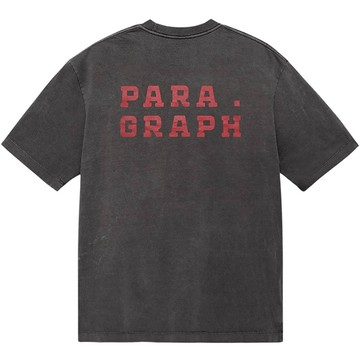 【PARAGRAPH】26SS NO.083 BASIC PIGMENT DYED TEE 短T (水洗碳灰色)