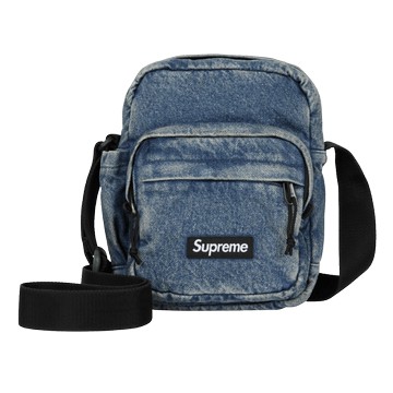 DENIM SHOULDER BAG WASHED INDIGO