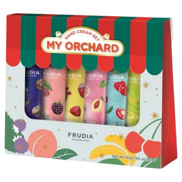 FRUDIA 文青果社 保濕護手霜 田園果市禮盒 Set 含水果、蜂蜜、積雪草、水果籽油  1盒