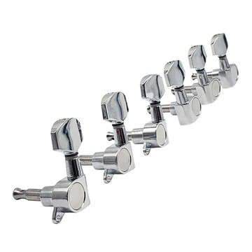 懷登吉他弦鈕 民謠吉他弦鈕 銀色6入組  42 x 21.5mm  6個