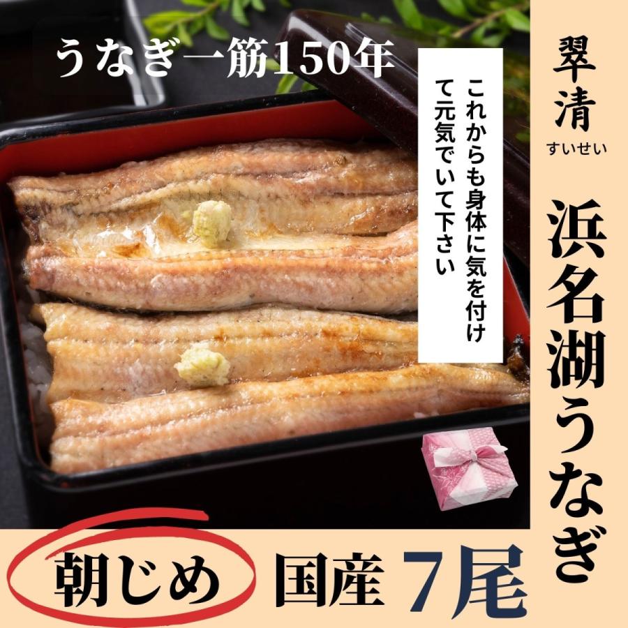 うなぎ 白焼き 白焼 7尾 国産  鰻 ウナギ お中元 高級 人気 美味しい 浜名湖 静岡 老舗 店舗 冷蔵 のし 熨斗 贈答 贈り物 お祝い お取り寄せ 内祝 地焼き