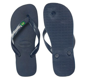havaianas 哈瓦士 巴西人字拖 男款 Brasil logo 深藍夾心 涼鞋 拖鞋 夾腳拖 海灘鞋＊夏日微風＊