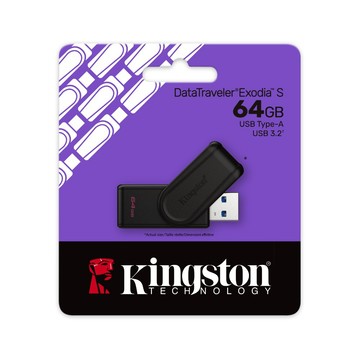 【蝦皮直營】金士頓 DataTraveler Exodia S 64G USB 3.2 隨身碟 DTXS 廠商直送