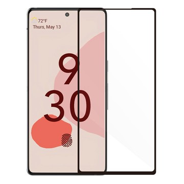 Metal-Slim Google Pixel 6 全膠滿版9H鋼化玻璃貼-晶鑽黑