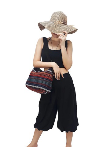 棉編織袋女士單肩包單肩包多色單肩包