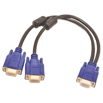 BUBUTech VGA線 15公 to 15母 + 15母 30CM  1個