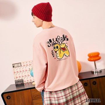 STAYREAL 魯蛇翻身好運厚棉T