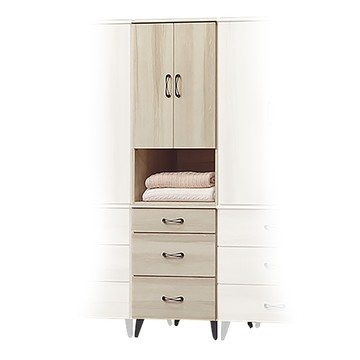 【Hampton 漢汀堡】瑪卡拉2×7尺衣櫃